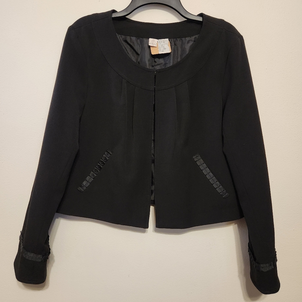 Black Cropped Blazer